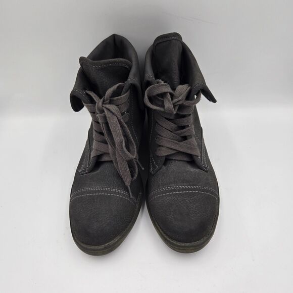 Rocket Dog Boots Size 6.5 Women’s Booties Charcoal Gray Suede Ankle Boots Shoes - Picture 3 of 9